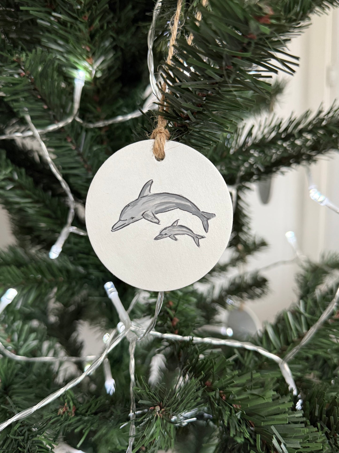 Dolphins Christmas Bauble
