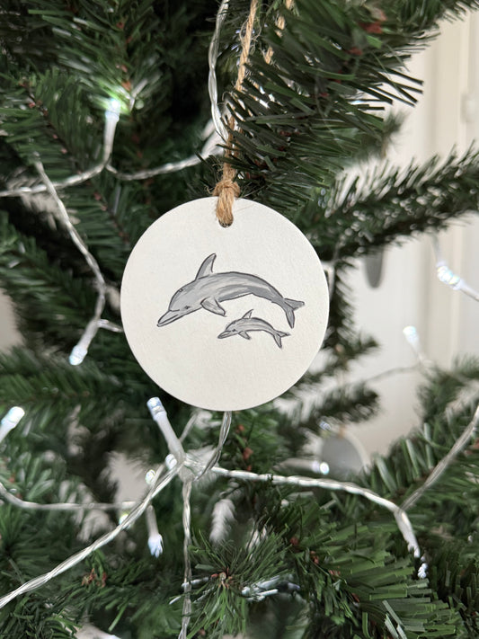 Dolphins Christmas Bauble