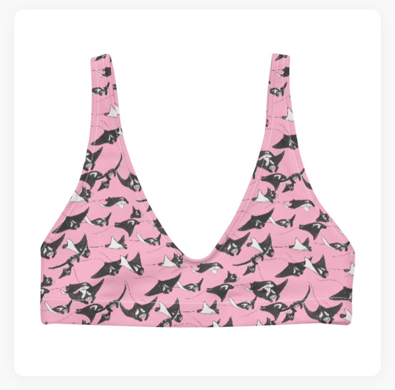 Manta Ray Bra Bikini Top