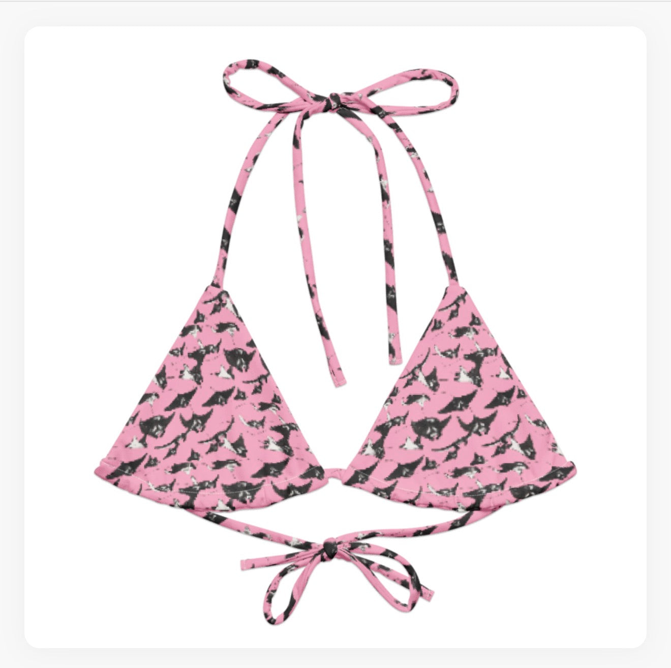 Manta Ray String Bikini Top
