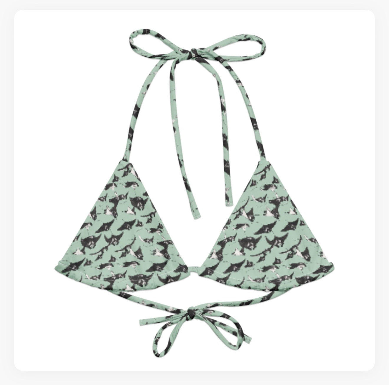 Manta Ray String Bikini Top