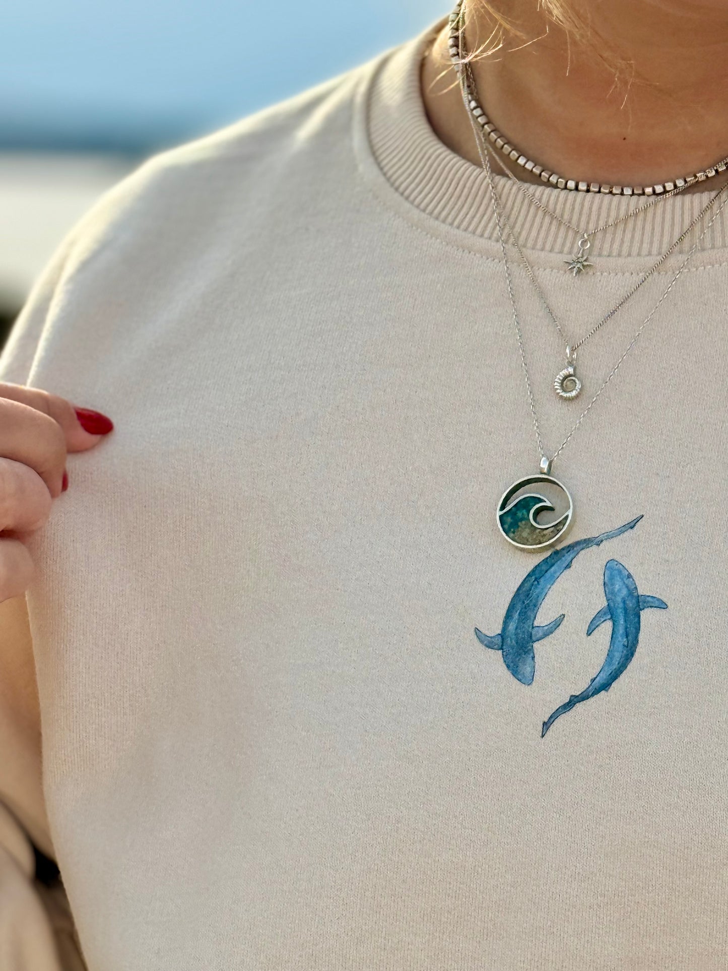 Blue Shark Sweatshirt
