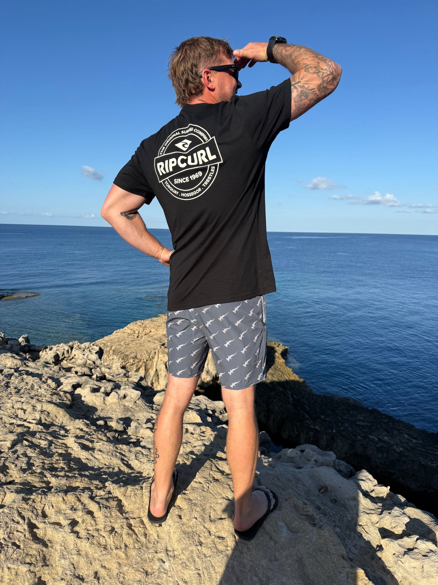 Hammerhead Shark Swim Trunks