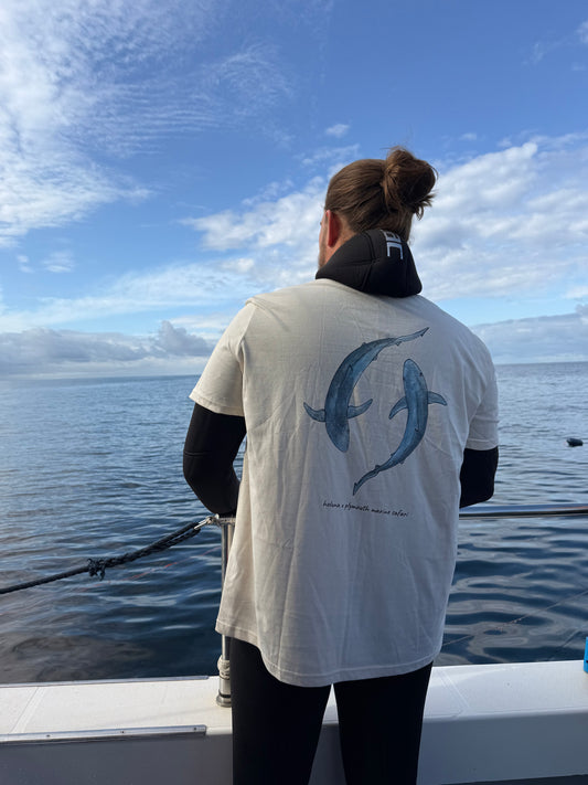 Mens Blue Shark T Shirt