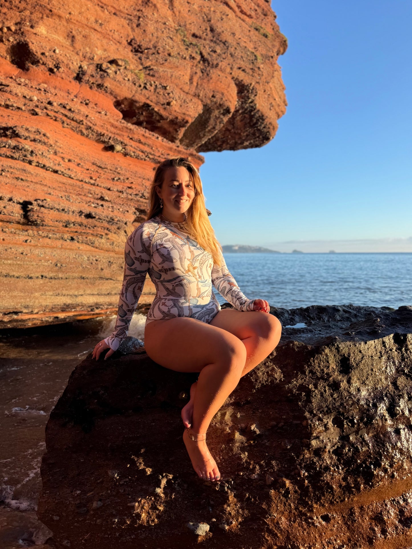 Shiver of Sharks Crop Top