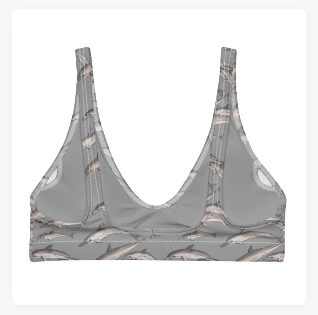 Dolphin Pod Bra Bikini Top