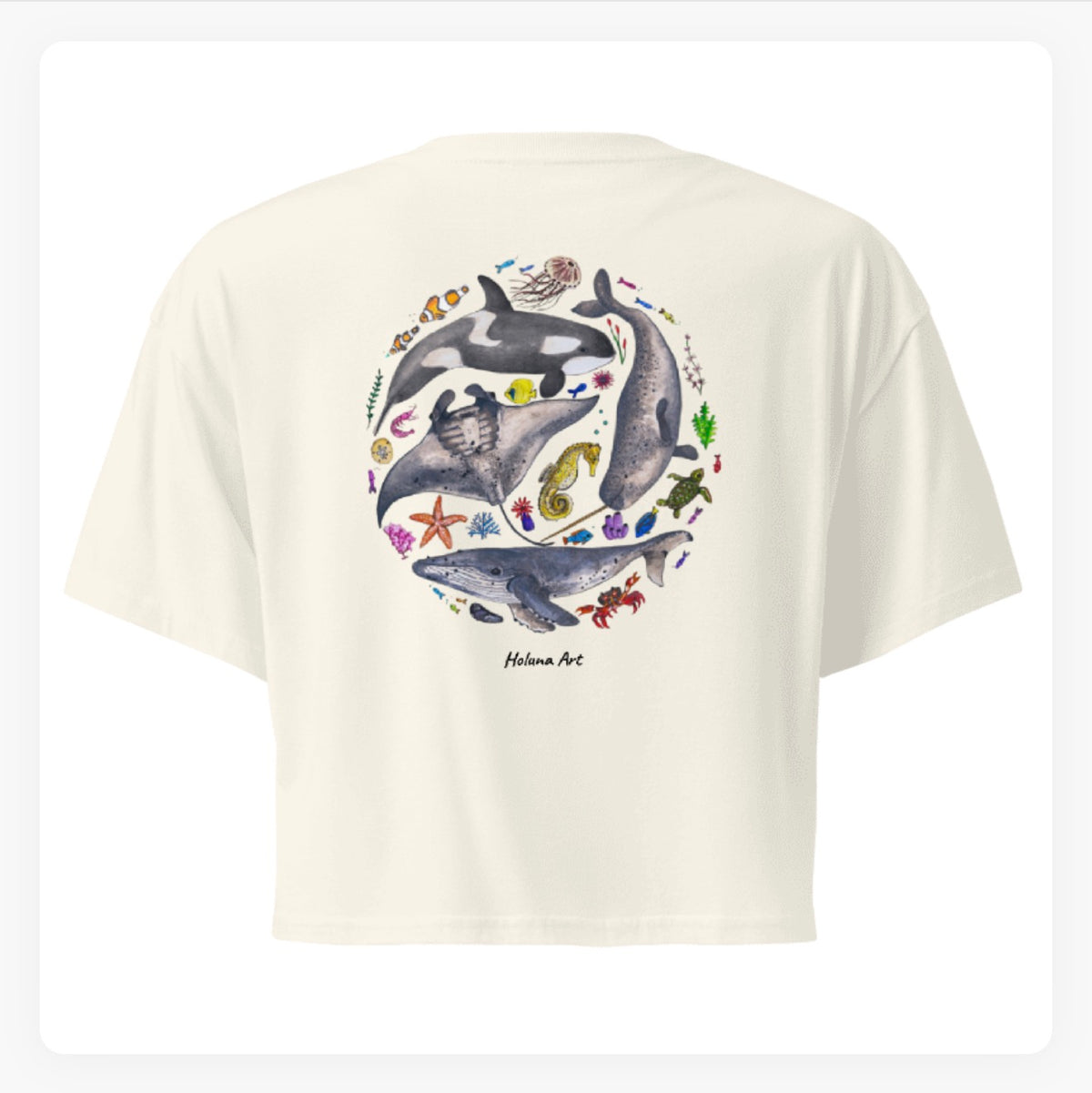 Marine Animals Women's Crop Top