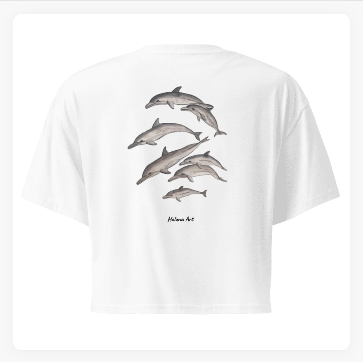 Dolphin Pod Women's Crop Top