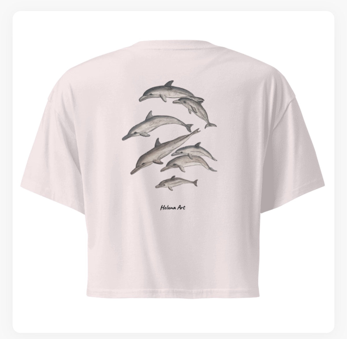 Dolphin Pod Women's Crop Top