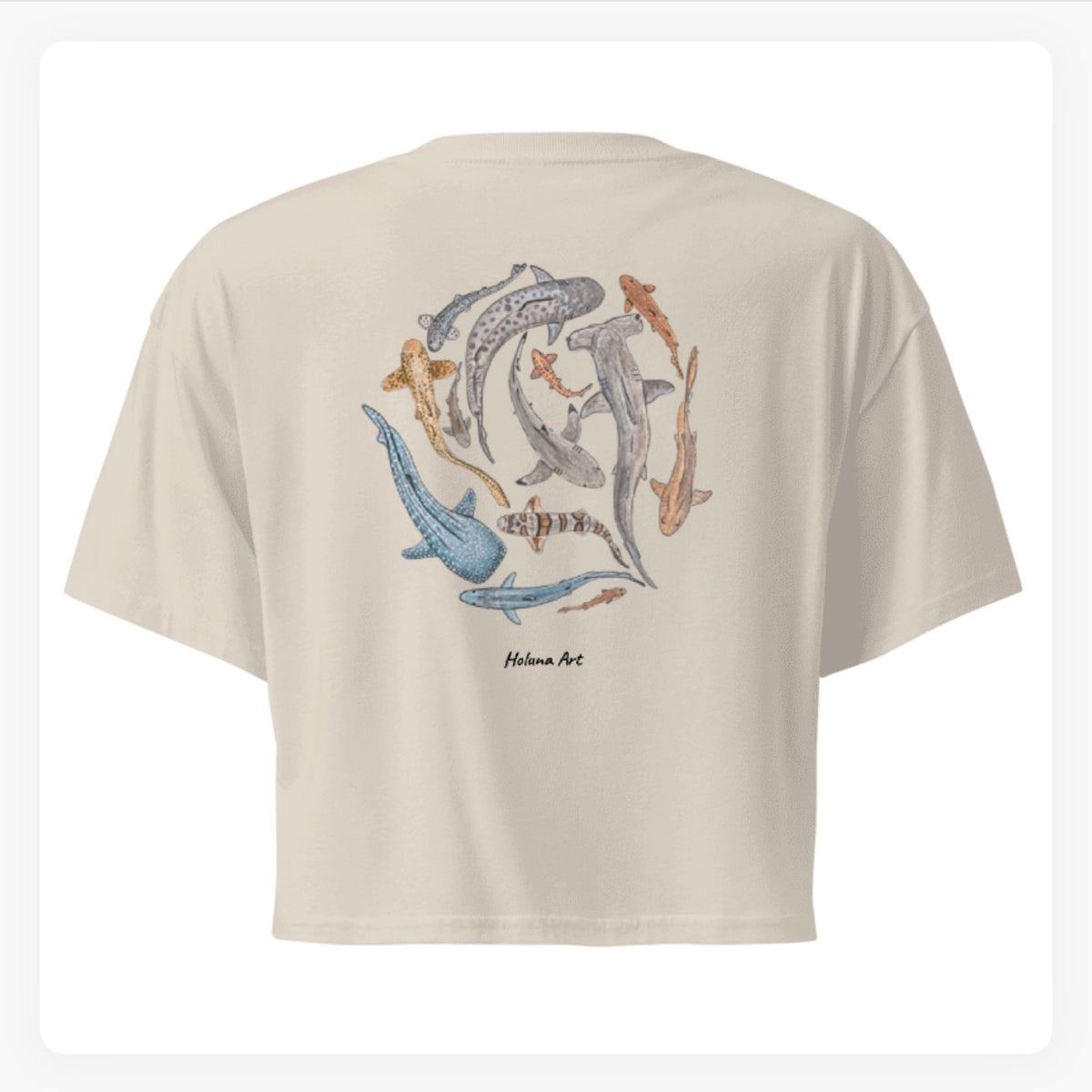 Shiver of Sharks Women's Crop Top