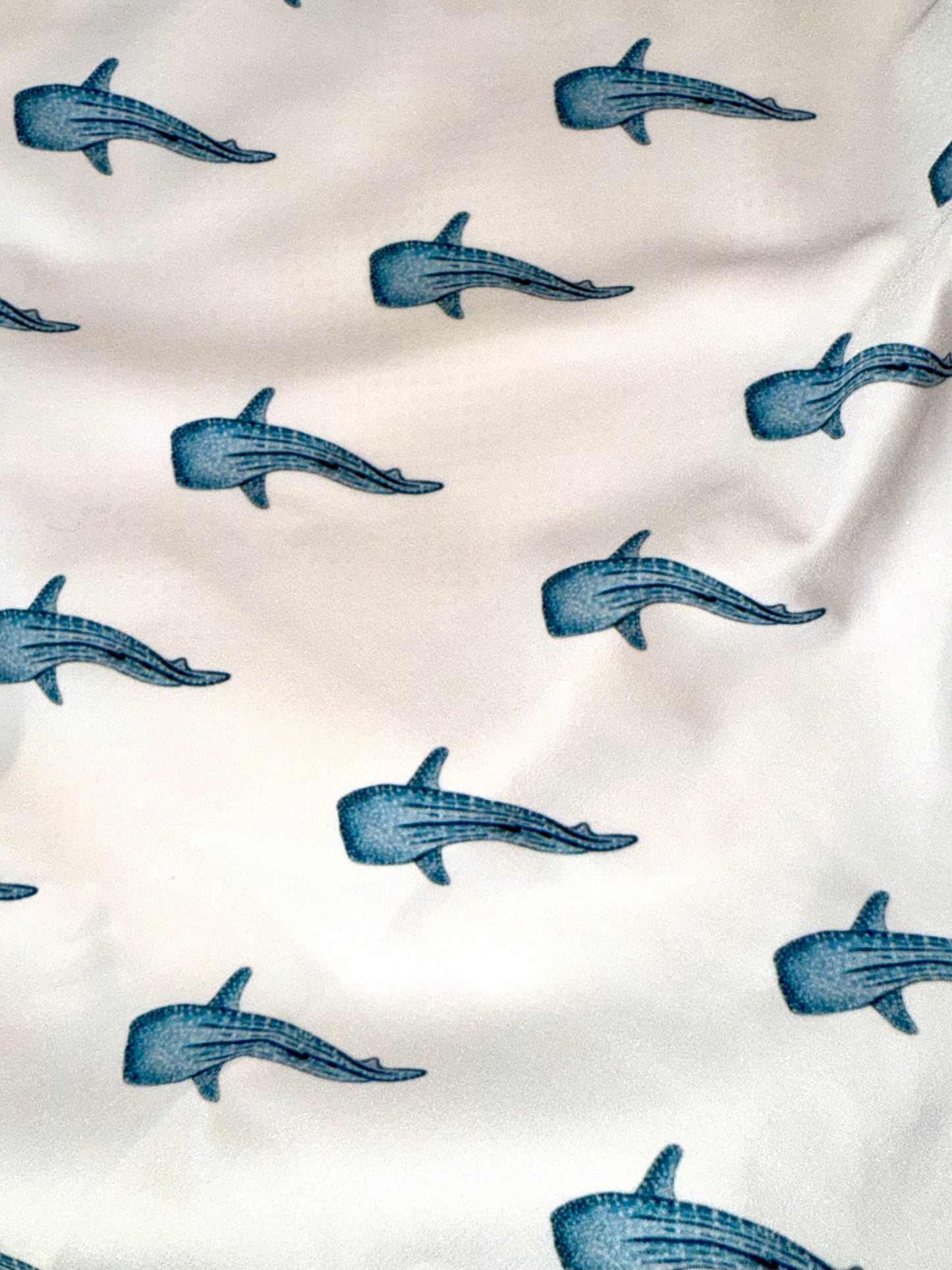 Blue Whale Shark Swim Trunks