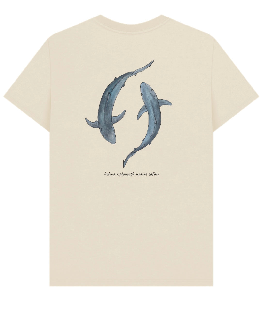 Mens Blue Shark T Shirt