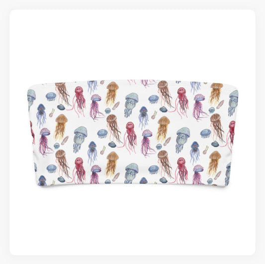 Jellyfish Bandeau Bikini Top