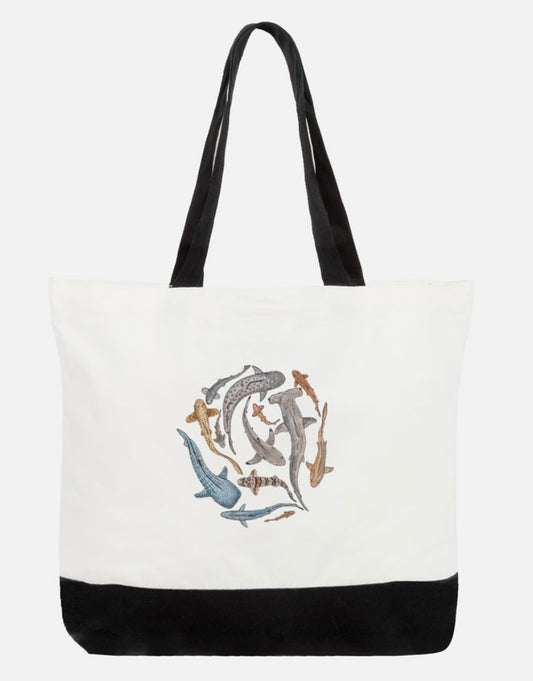 Shark Life Beach Bag