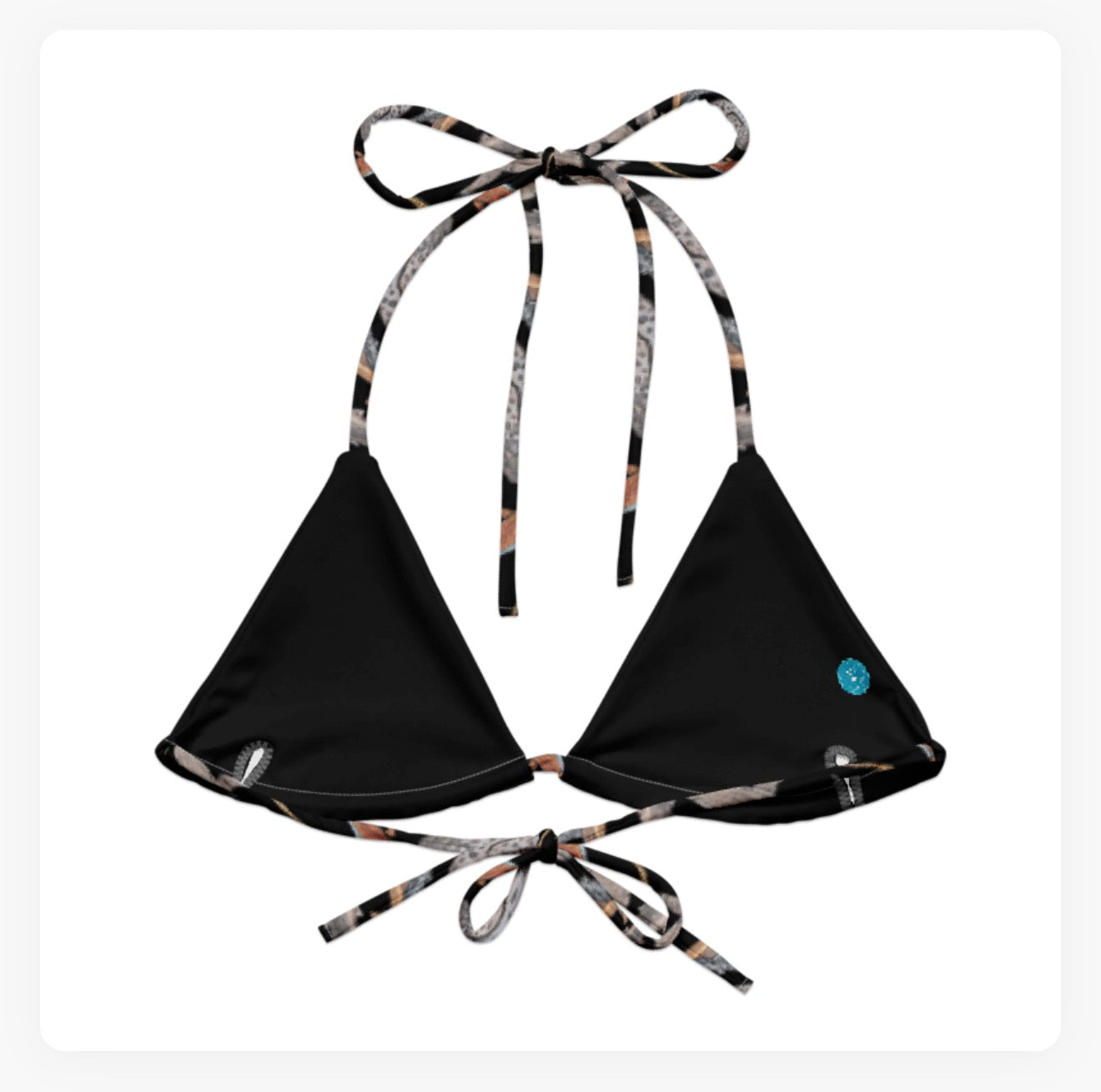 Shiver of Sharks String Bikini Top