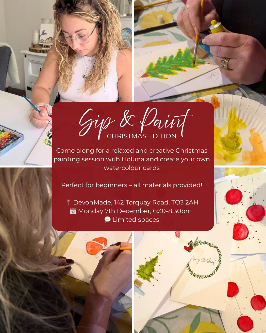 Christmas Sip & Paint