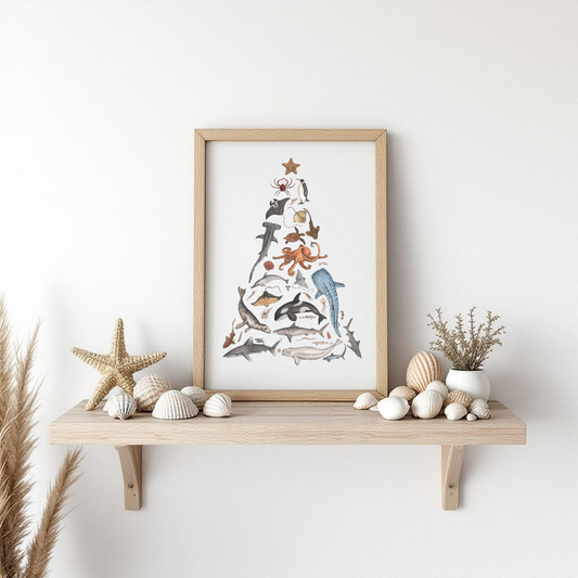 Seas & Greetings Fine Art Watercolour Print