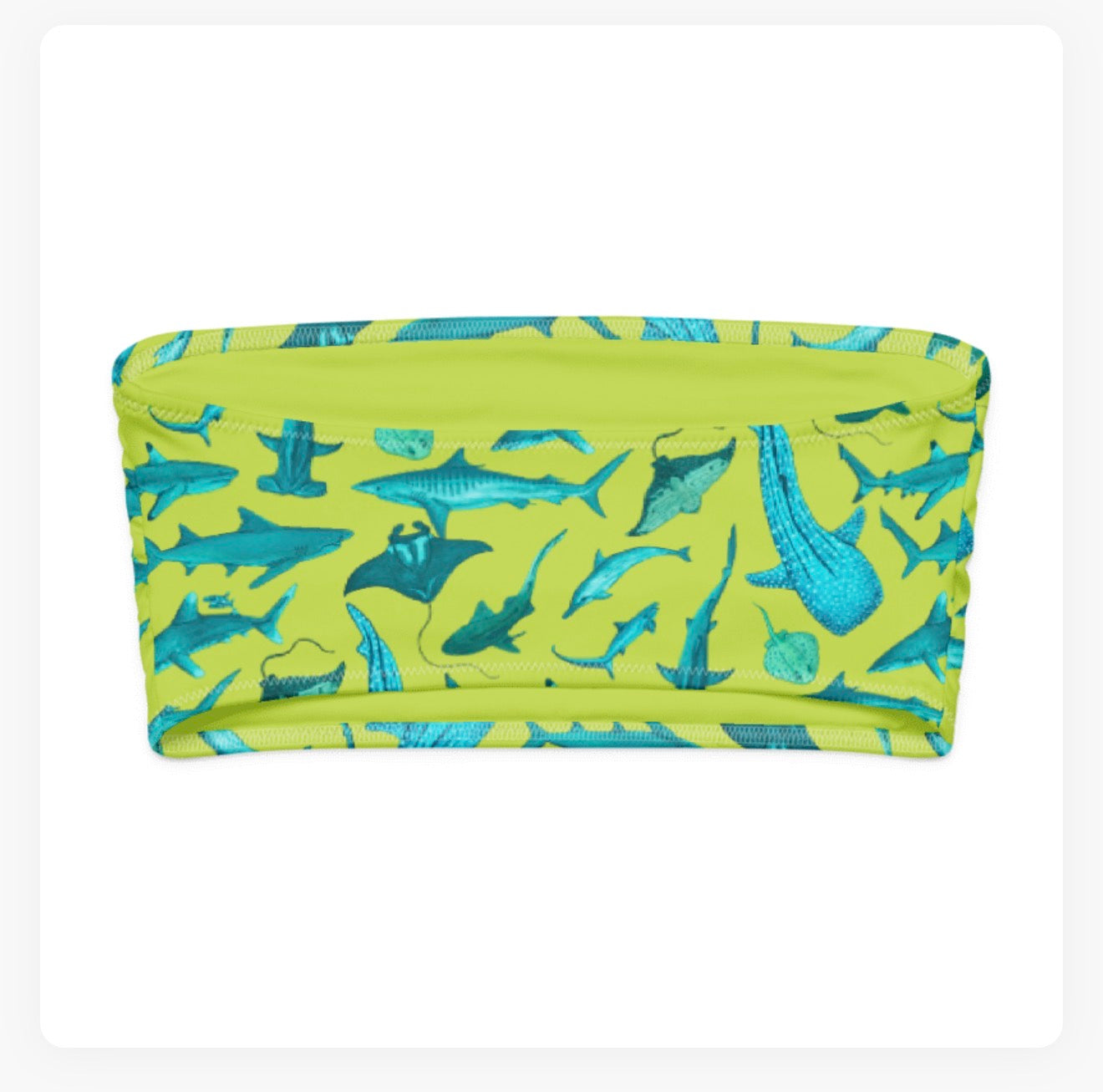 Atoll Bloom Bandeau Bikini Top