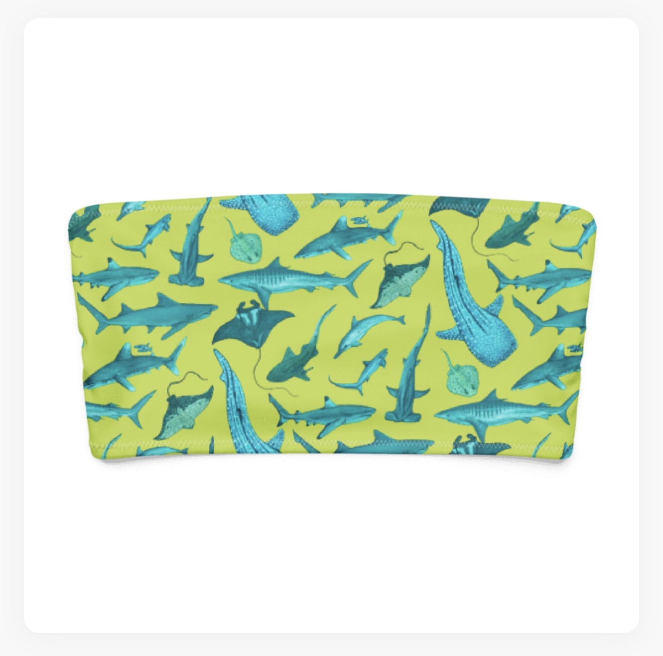 Atoll Bloom Bandeau Bikini Top