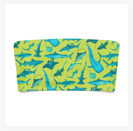 Atoll Bloom Bandeau Bikini Top
