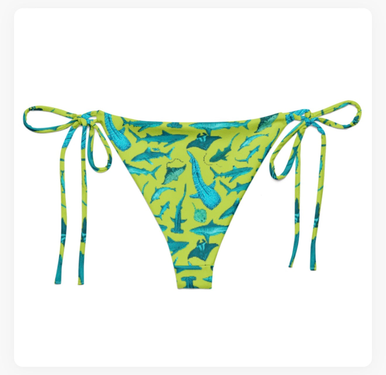 Atoll Bloom String Bikini Bottoms