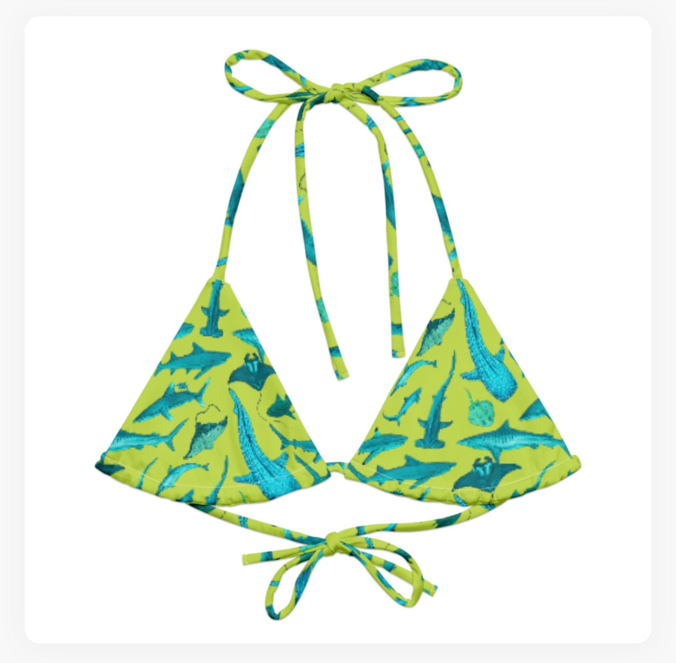Atoll Bloom String Bikini Top