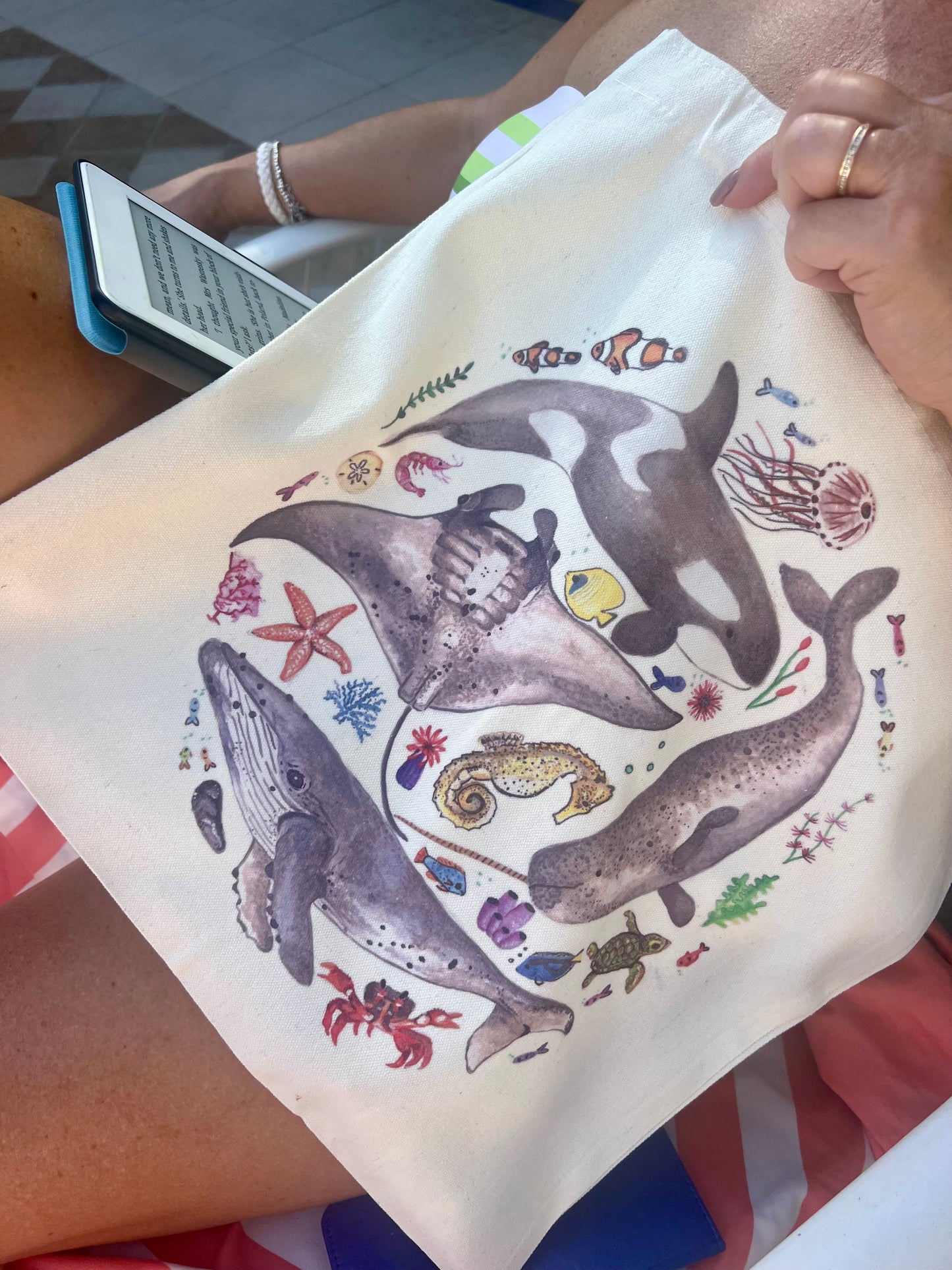 Marine Life Tote Bag