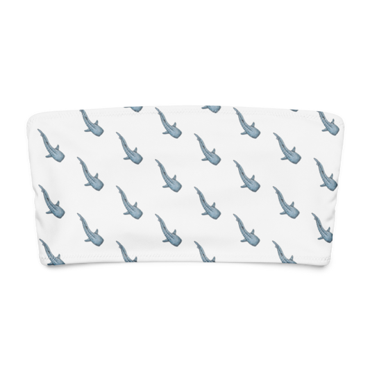 Whale Shark Bandeau Bikini Top