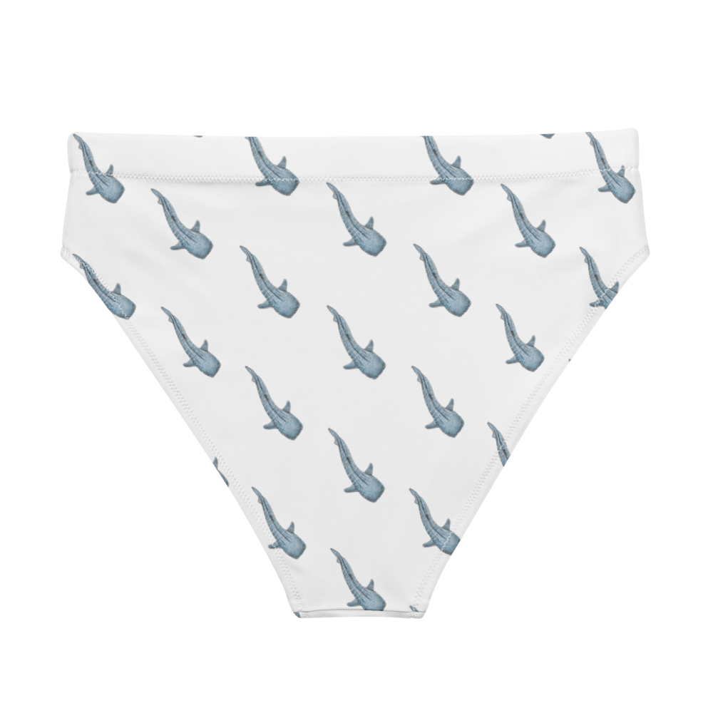 Whale Shark High Waisted Bikini Bottoms