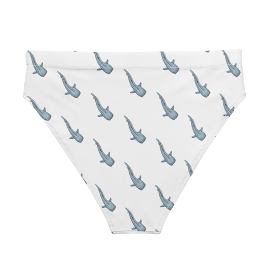 Whale Shark High Waisted Bikini Bottoms
