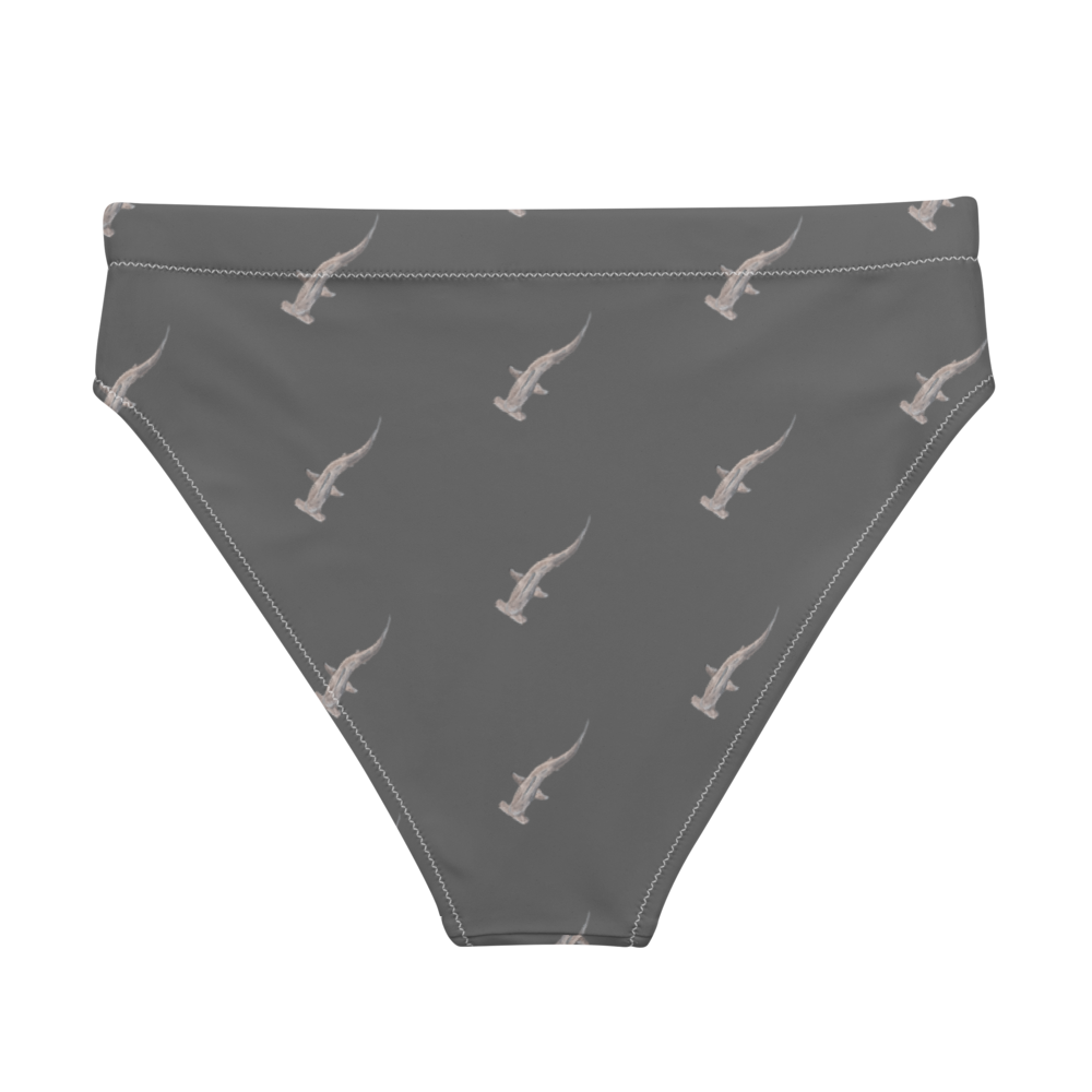 Hammerhead Shark High Waisted Bikini Bottoms