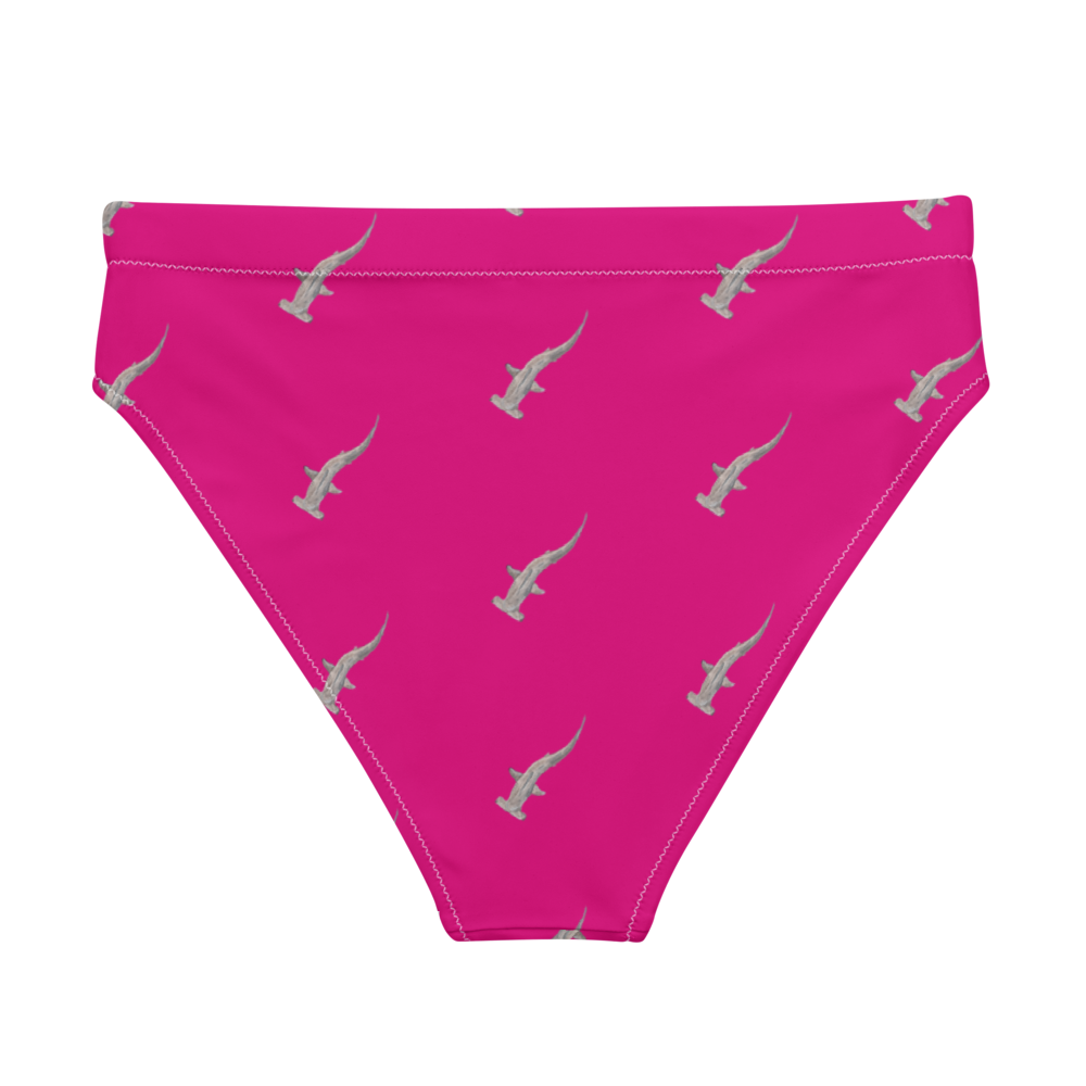 Hammerhead Shark High Waisted Bikini Bottoms