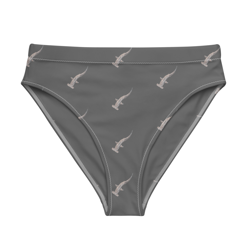 Hammerhead Shark High Waisted Bikini Bottoms