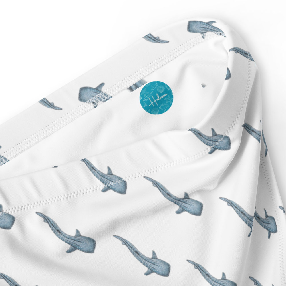 Whale Shark High Waisted Bikini Bottoms
